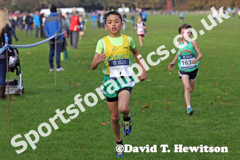 Under-11 boys winner Liverpool Cross Challenge. David T. Hewitson/Sports for All Pics
